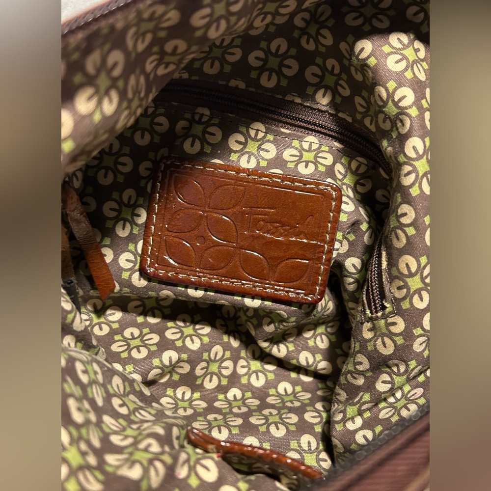 Fossil Genuine Leather Crossbody Bag - Picture 10 of 10